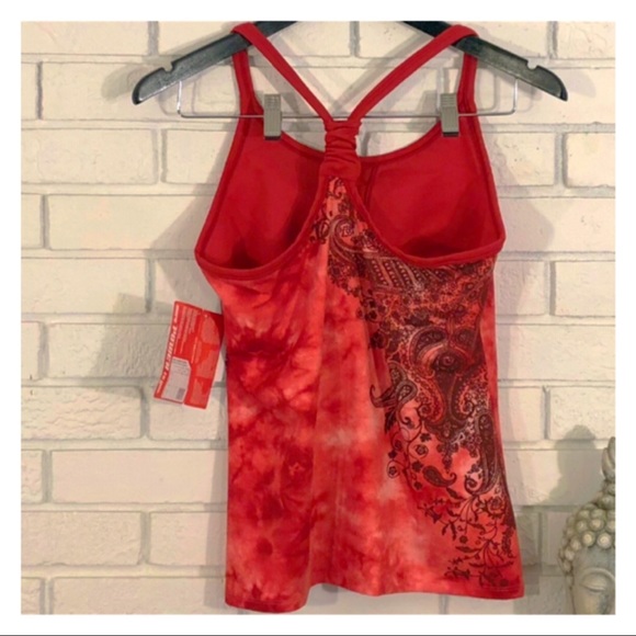 NWT ATHLETA | Yoga Pavitra Tie Dye Racerback Tank - Picture 5 of 7